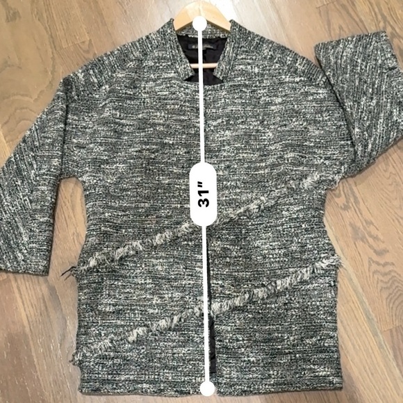 Brooks Brothers Tweed jacket gray black white size 8 academia scholar preppy - Picture 3 of 5